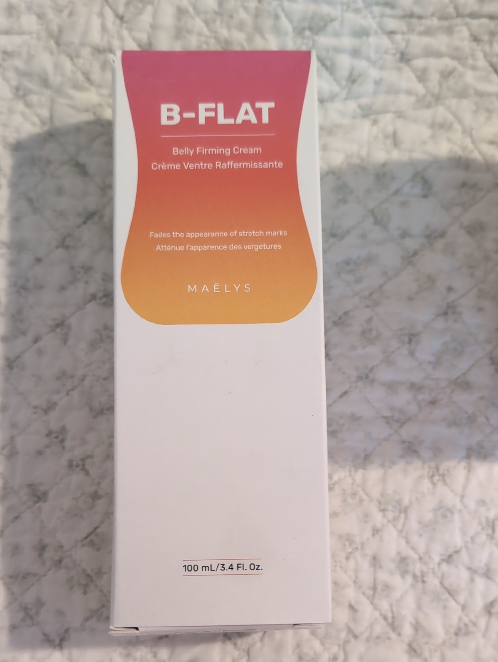 MAELYS B-FLAT Belly Firming Cream — Pink and Orange Packaging